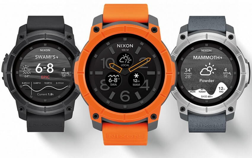 Nixon The Mission Rugged Android Wear Action Sports Smartwatch
